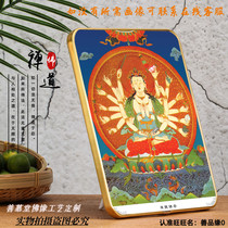 Customized Zunti Buddha statue Buddha statue hanging painting Zuti Bodhisattva Tantric Thangka stand-up style Phnom Penh setting knot