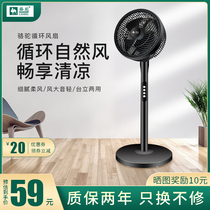 Camel air circulation fan Electric fan Household silent floor fan Table vertical remote control timing turbine convection fan