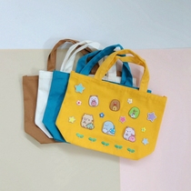 New store 49 Japanese yuan single DIY bread Anpanman embroidery cloth paste cotton canvas lunch box Bento bag