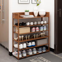 Shoe rack simple doorway home economical indoor good-looking corridor simple storage solid wood into the home shoe cabinet