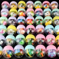 47 * 55MM color assembly twist egg ball toy coin fun egg oval egg twist machine Pat music toy