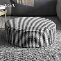 Nordic bird grid sofa stool round imperial concubine collapse dwarf Pier living room coffee table door changing shoes stool clothing shop low stool