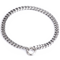 Stainless Steel Pooch Necklace chain Hanging Dog Neck Collar Iron Ornament Pet Large Small And Medium Dog Gine Labrador