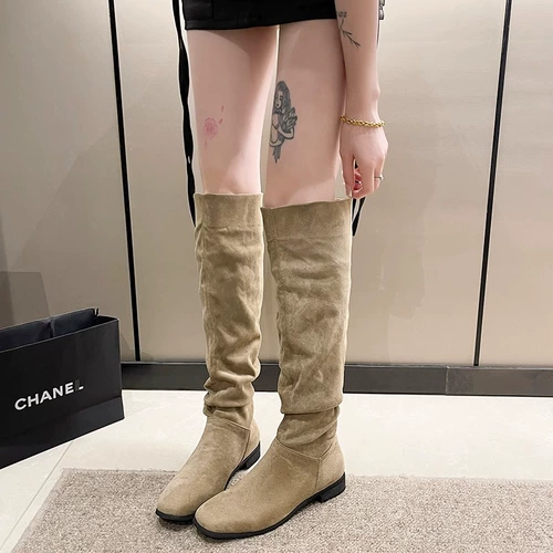 Высокие сапоги, ботинки, коллекция 2023, европейский стиль