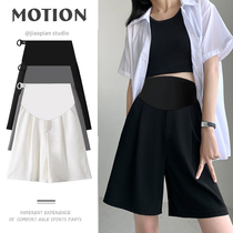 Pregnant womens shorts womens summer outer wear pants