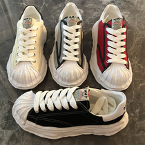 Sanyan Kangyu Yu Wenle canvas shoes MMY shell head dissolved shoes MIHARA board shoes for men and women semi-drag lazy shoes