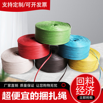 Chengyi rematerial packing rope plastic rope strapping rope matte color tear belt tie rope shock low price