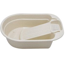Baby clothes dedicated basin laundry tub King comes with washboard cuo yi pen plastic thickened adult home