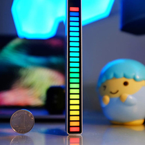 RGB pickup light sound control light music level light spectrum light Audio Light LED light strip desktop ornaments boyfriend gift