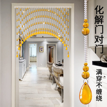 Crystal gourd bead curtain living room partition decoration bedroom door curtain home bathroom blocking porch curtain