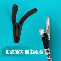 Creative decoration wall hanger hanger clothes hook Wall single adhesive hook Nordic porch living room wardrobe clothing coat hook