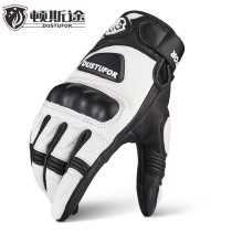 Riding Gloves All Season Locomotive Anti-Fall Touch Screen Windproof Breathable Real Goat Leather Rider rider motorcycle gloves male and female