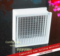 Jinghua glass brick transparent partition screen guest restaurant net red square porch factory outlet
