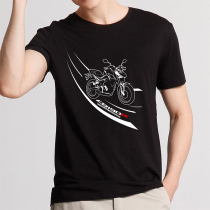 KODASKIN CB190R modified motorcycle T-shirt mens short sleeve summer round neck cotton loose