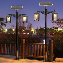 Community street lamp garden lamp solar lamp project led super bright 3 meters landscape lamp Villa double head outdoor high pole lamp