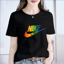 Nike hundred sports short sleeve T-shirt ladies summer 2021 new brand Cotton loose breathable half sleeve clothes