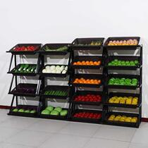 Supermarket fruit and vegetable rack display rack Creative multi-layer vegetable rack Convenience store fruit and vegetable rack Small snack rack