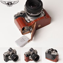 Taiwanese original Nikon DF leather camera bag DF leather case protective cover handmade cowhide Hollow