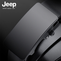 jeep jeep mens belt leather business pure automatic buckle trend leisure young peoples first layer cowhide belt
