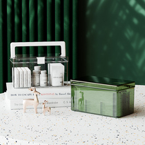 Transparent Home Medicine Box Home Clothing Small Medicine Box High Face Value Student Dormitory Hand Mask Drug Containing Box