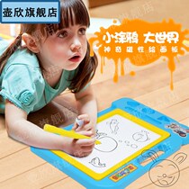 Simple green blackboard childrens drawing board picture board pupils magnetic copy portable boy hand-painted simple