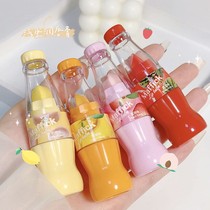 Children's lip balm moisturizing and moisturizing girls baby anti-chapped special lip oil hydrating lipstick soda bottle in autumn and winter