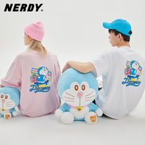 NERDY Doraemon joint series couple Doraemon short-sleeved T-shirt