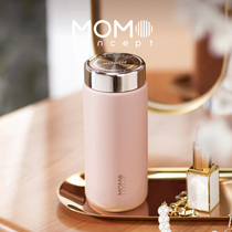 Japanese momo thermos cup women pocket 316 stainless steel tea cup cute ins small mini portable accompanying