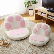 Day-style tatami cute cat paws slacker sofas comfortable floating window cushions casual foldable bed leaning back armchair