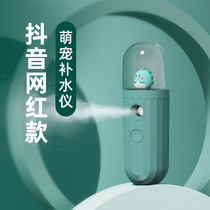 Birthday gift to girlfriend cute pet hydration instrument Nano spray handheld female cute girl portable charging mini beauty face moisturizing humidifier usb fog cooling spray face instrument