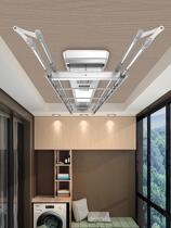 Electric drying rack aluminum alloy lifting household balcony remote control automatic intelligent drying drying drying drying drying drying Rod