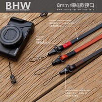 (BHW) camera shoulder strap strap strap quick release buckle Sony Ricoh GR2GR3 Canon M6G7X black card