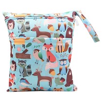 Baby cart hanging bag baby BB car hanging bag diaper bag out storage bag clothes diaper portable storage bag