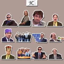 50 pieces of non-repeat American drama the office office graffiti sticker luggage guitar waterproof sticker