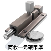 Aluminum alloy door latch door bolt buckle anti-theft latch lock thickened toilet high-end wooden door latch door latch 3 4 inches