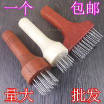 Chicken leg needle loose meat needle fine perforated stainless steel tendon breaker steak steak steak hammering hammer needle tasting meat insert meat needle