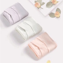 Pregnant women underwear cotton in the middle and late pregnancy Low Waist Seamless breathable triangle shorts white base 4