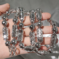 pt950 platinum necklace tide man flashing pure platinum bag sterling silver 999 solid pt999 texture detectable