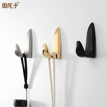 Solid courtyard Nordic simple single hanging hook gold luxury bathroom kitchen fitting room porch hook household type