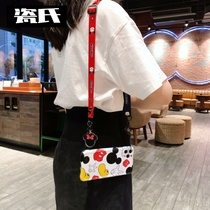 Mobile phone lanyard crossbody can carry strong and durable hanging neck belt short wrist rope female anti-lost new long chain