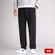 Spring and summer mens sports long pants casual straight pants students loose size running basketball pants youth pants
