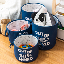 Cartoon toy storage basket childrens storage box cloth baby clothes diaper storage box Nordic cartoon storage barrel