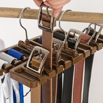 Wardrobe belt storage tie scarf hanging rack belt scarf scarf storage artifact sling rack