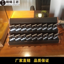 The sales department stainless steel card case high-end custom contacts multilayer porous ming pian jia hotel lobby at the front desk