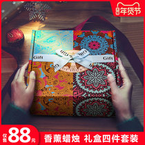 YinuoCandle scented candles soothe the nerves to help sleep gift box set female birthday gift newlywed hand gift fragrance