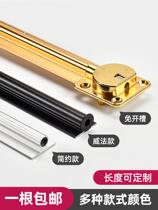 Cabinet door straightener Wei method-free slotting wardrobe door panel straightener embedded anti-deformation orthotics Press strip lender