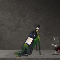 Nordic creative home abstract people red wine rack all copper living room wine cabinet TV cabinet porch wine rack decoration set