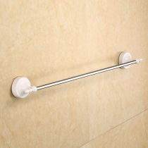 Manufacturer toilet hardware nail-free bath towel frame Rod bathroom pendant stainless steel suction cup towel rack