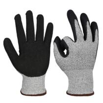 Spot cut-resistant grade 5 nitrile matte dipped gloves cut-resistant non-slip HPPE garden auto repair hardware gloves