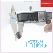 Wardrobe door cabinet suction miniature sliding door door suction non-magnetic touch sliding door magnetic suction double magnet punching thin strong magnetic invisible